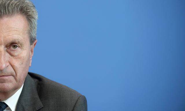 „Die Rechnung geht nicht auf“: EU-Kommissar Oettinger kritisiert die deutsche Haltung zum Unionsbudget ab 2021. 