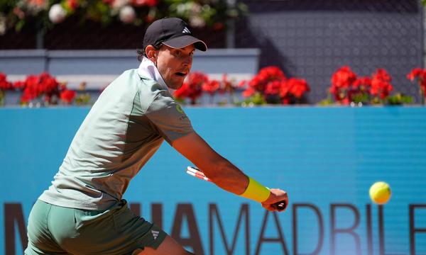 Dominic Thiem siegt in Madrid gegen Felipe Meligeni Alves. 