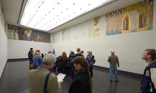 Klimts Beethovenfries in der Secession