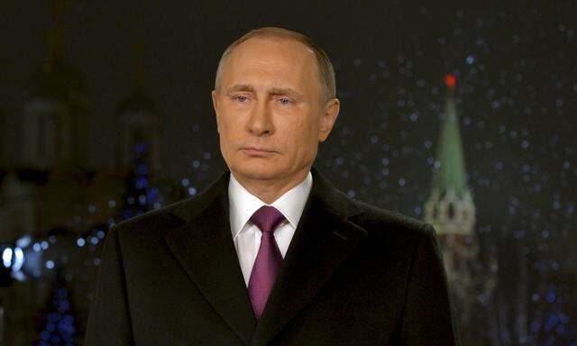 Russian President Putin delivers his annual New Year address to nation in Moscow