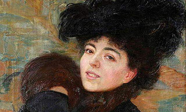 Die Wiener Malerin Leopoldine Auer posiert 1902 für ihren Mann Robert, dem sie nach Zagreb folgte. 