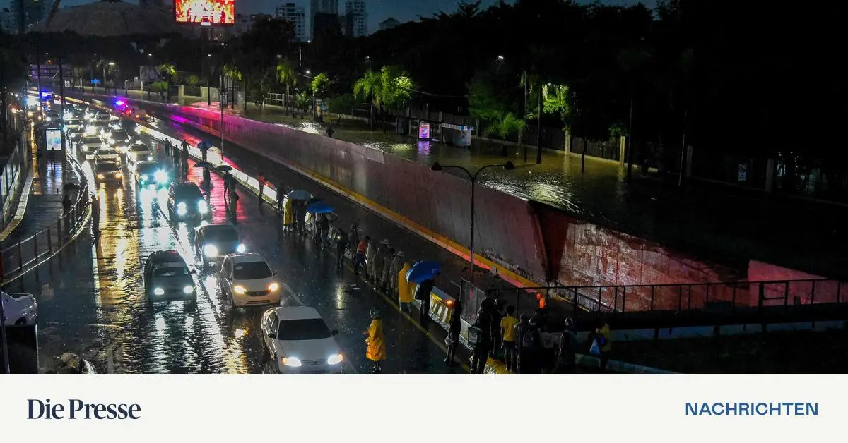 At least 21 people were killed in storms in the Dominican Republic