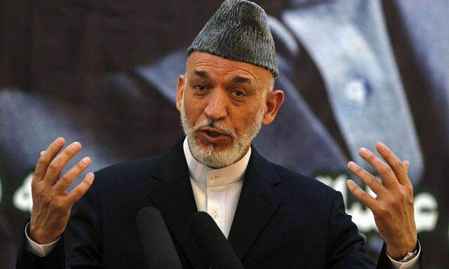 Karzai brueskiert