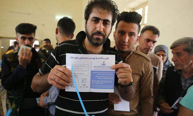 Viele Bewohner der kurdischen Region im Irak stimmten wohl für die Unabhängigkeit.