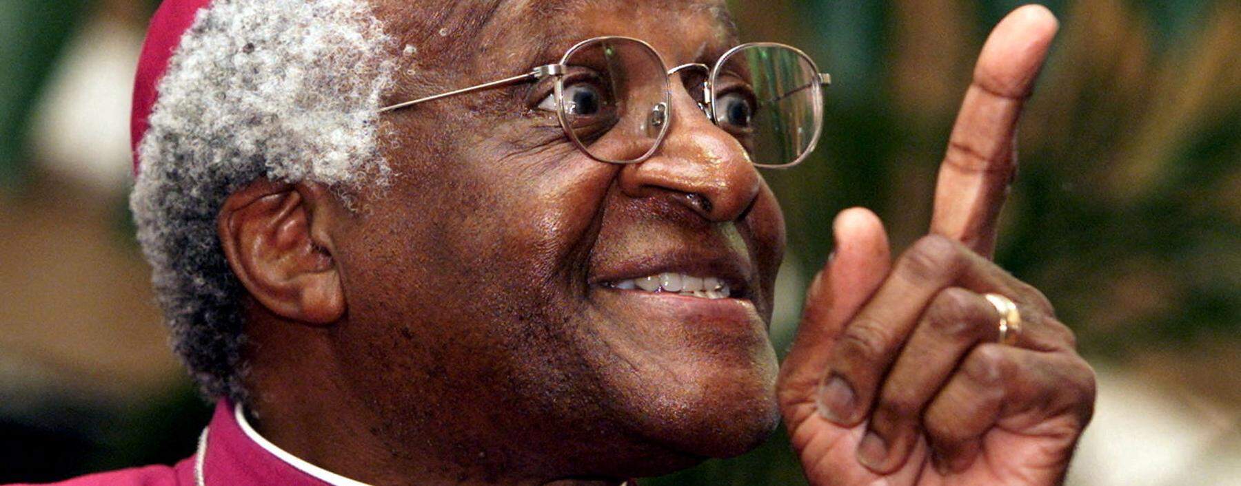 Widerstand gegen Apartheid: Desmond Tutu wurde 1984 mit dem Friedensnobelpreis ausgezeichnet.  