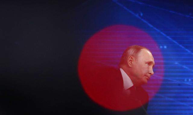 Putin am Donnerstag in seiner jährlichen Pressekonferenz. 