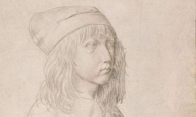 Albrecht Dürer, Selbstbildnis als Dreizehnjähriger, 1484, Silberstift.