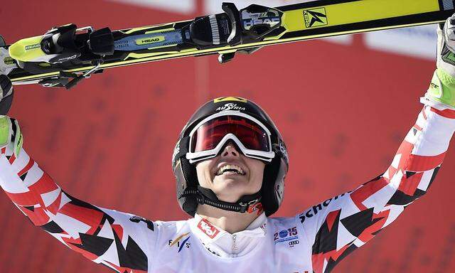 SKI-WM 2015 IN VAIL/BEAVER CREEK: RTL/DAMEN/FENNINGER (AUT)