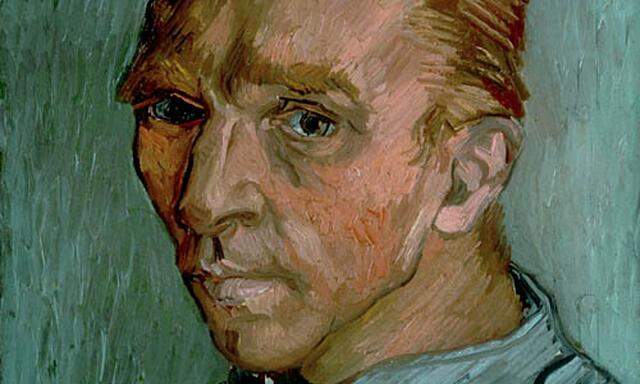 Ausschnitt aus Vincent van Gogh ''Portrait of the Artist Without Beard''