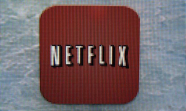 A Netflix App icon is shown on an ipad in  Encinitas