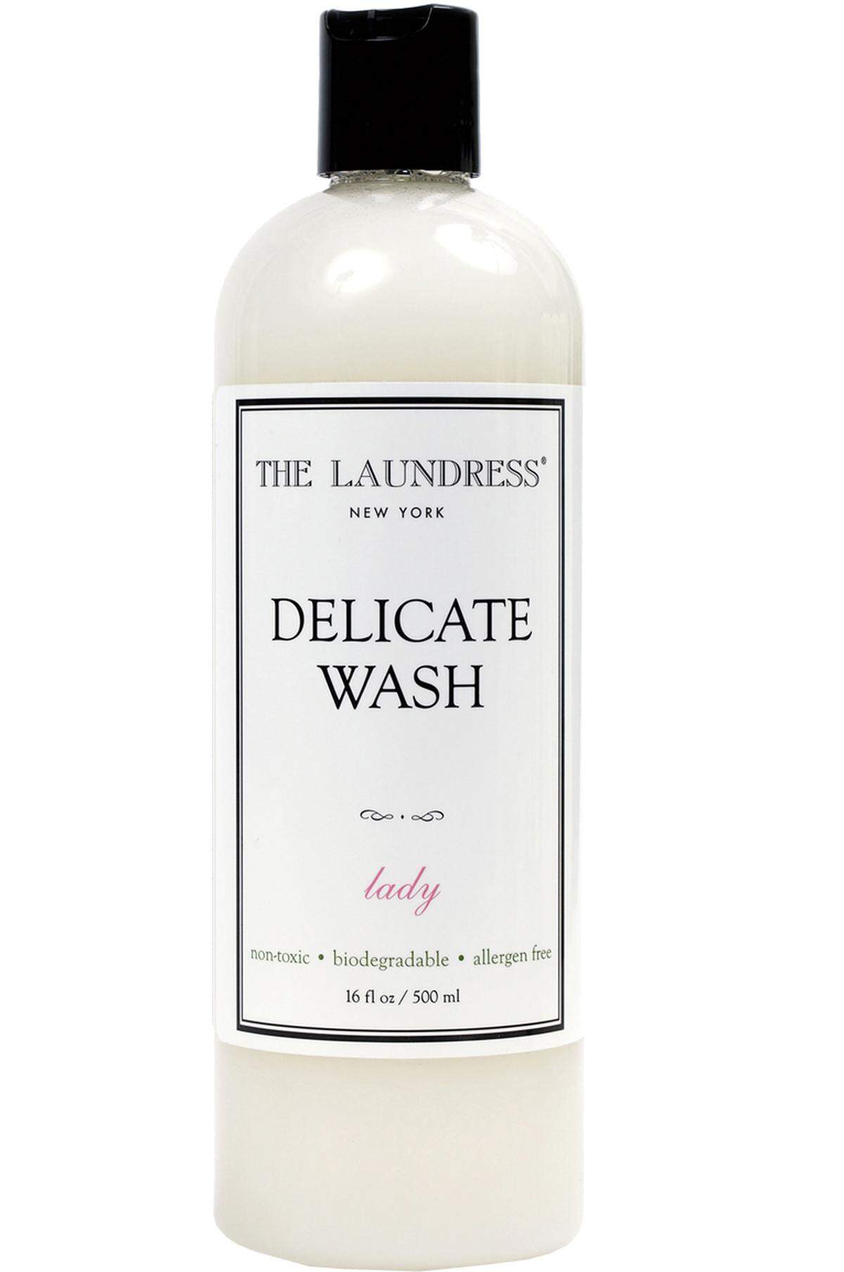 ... „Delicate Wash“ von The Laundress, 24 Euro, erhältlich bei Stattgarten, Kettenbrückengasse  14, 1040 Wien