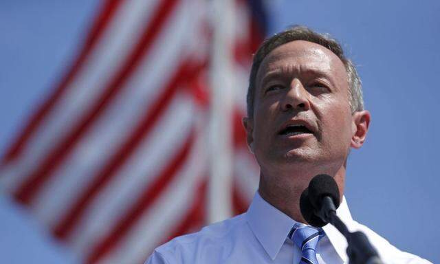 Former Maryland Governor Martin O'Malley announces his intention to seek the Democratic presidential nomination in Baltimore, Maryland