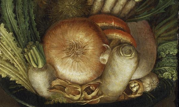 Der „Gemüsegärtner“ entstand relativ spät in Arcimboldos Werk, um 1590, in Mailand.