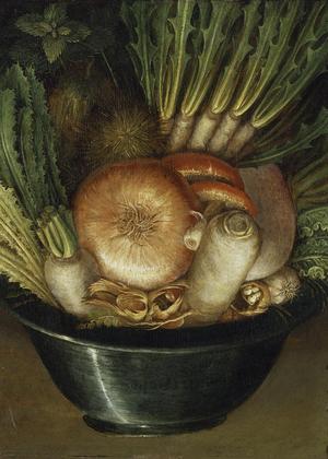 Der „Gemüsegärtner“ entstand relativ spät in Arcimboldos Werk, um 1590, in Mailand.