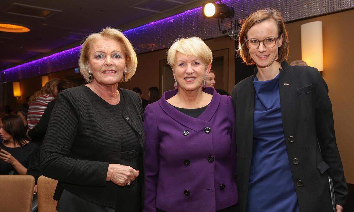 Anna Maria Hochhauser, ehemalige WKÖ- Generalsekretärin, Maria Rauch-Kallat, ehemalige Frauenministerin, Mariana Kühnel, stv. WKÖ-Generalsekretärin