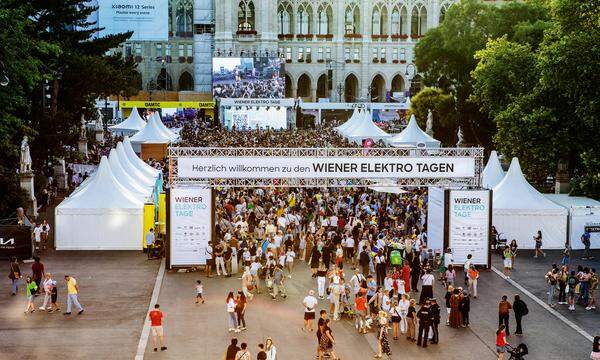 13.–17. September 2023: Wiener Elektro Tage am Wiener Rathausplatz.