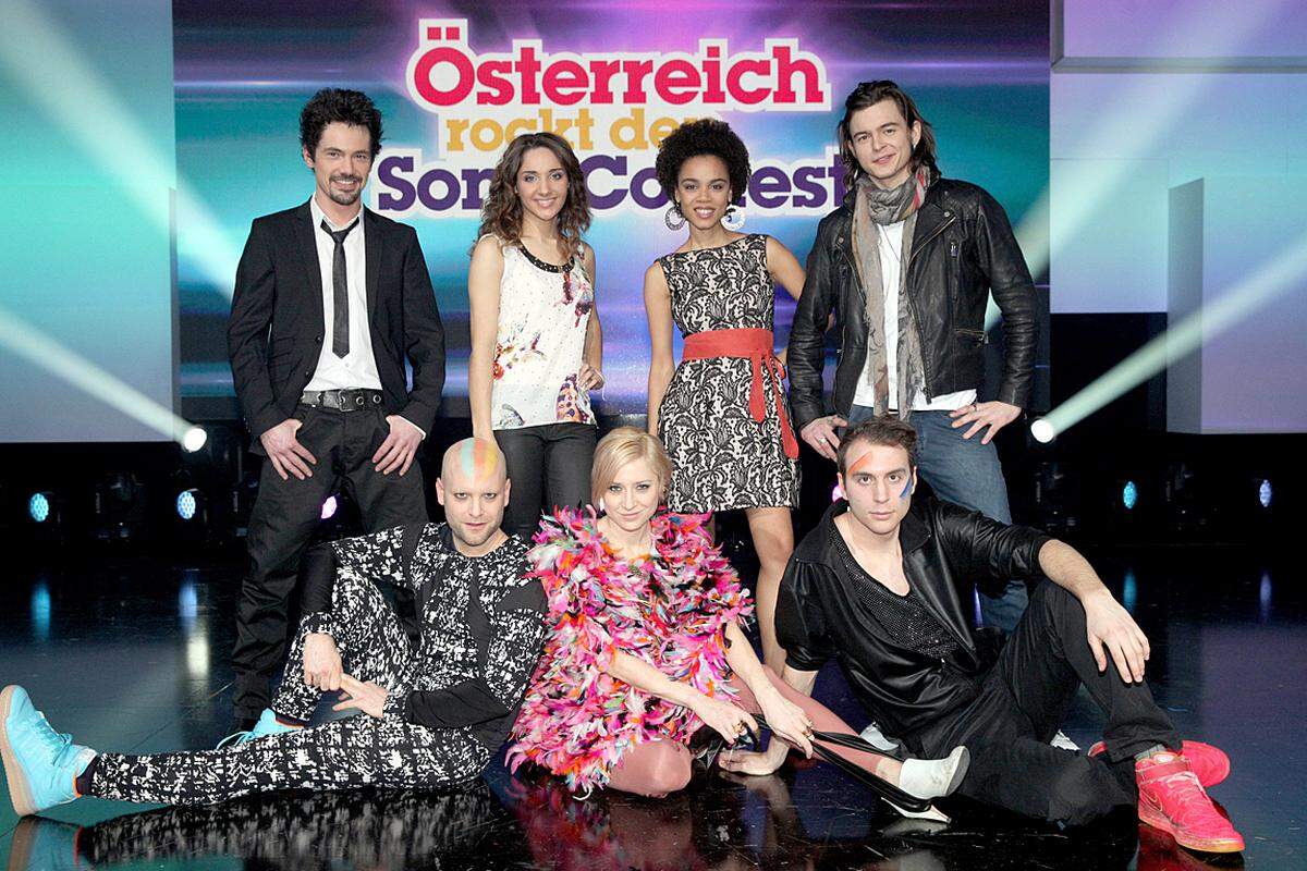 Am Freitagabend traten fünf Musiker(gruppen) beim heimischen Vorentscheid für den Song Contest 2013 an. In der ORF-Liveshow "Österreich rockt den Song Contest" fiel die Entscheidung auf: