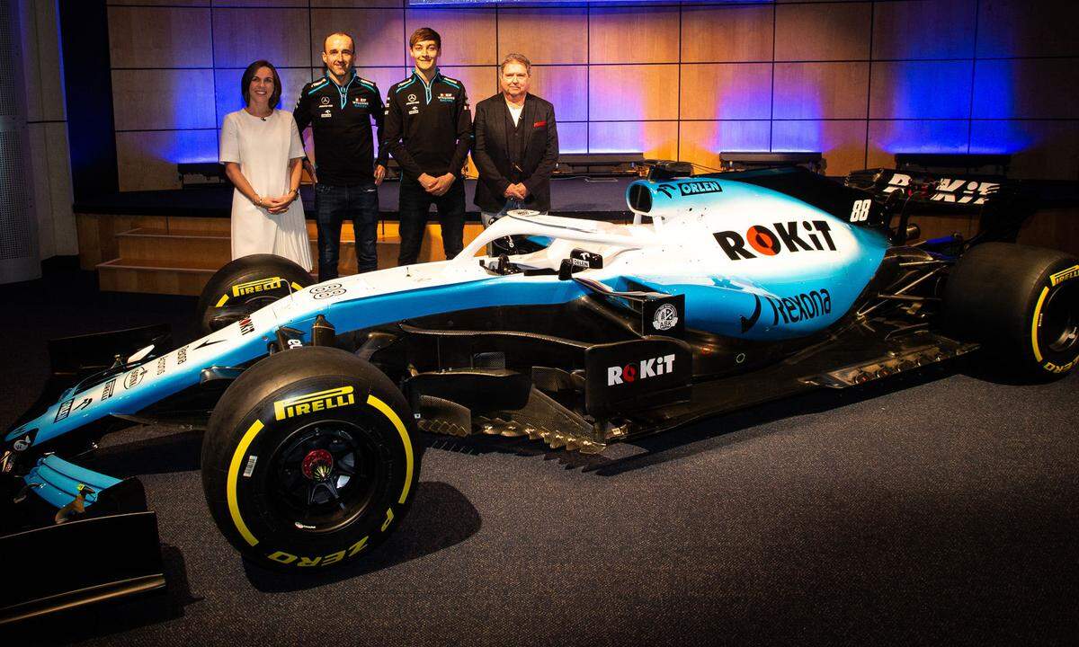 Der neue Williams: Robert Kubica feiert sein F1-Comeback.