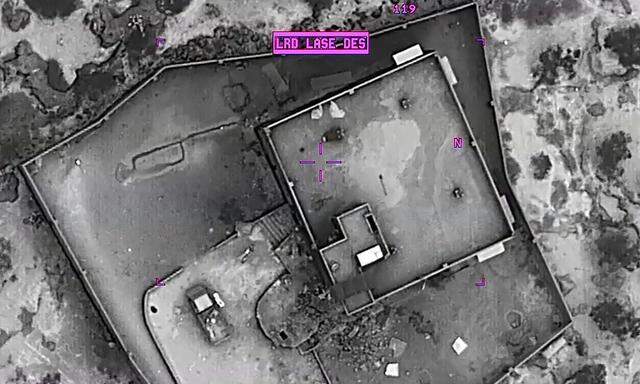 Das Anwesen Bagdadis auf dem Video des Pentagon.