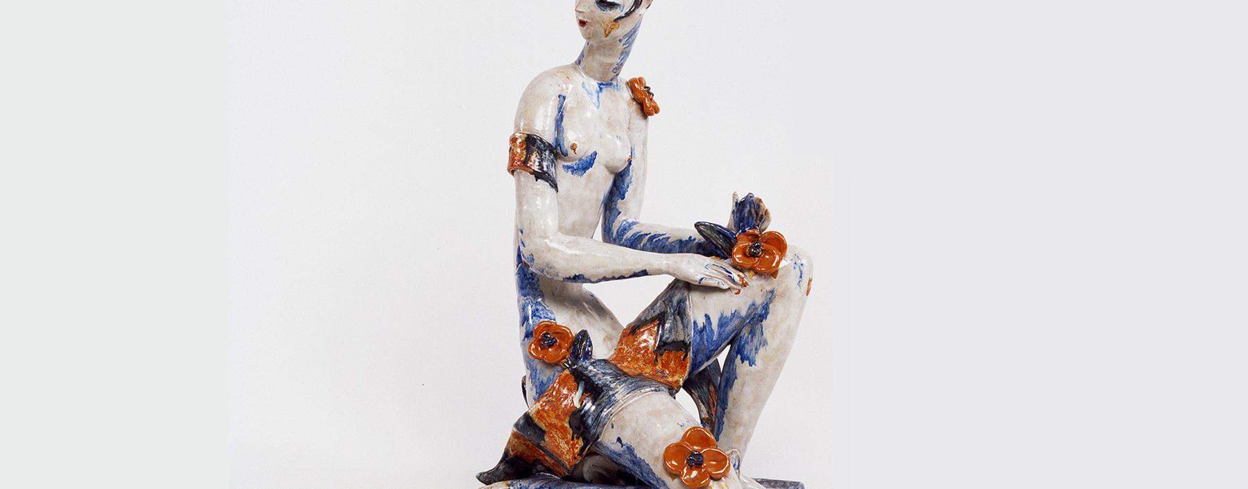 Expressive Figur „Flora“, die Wieselthier 1928 in New York präsentiert.