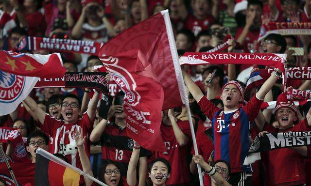 Chinesische Fans des FC Bayern