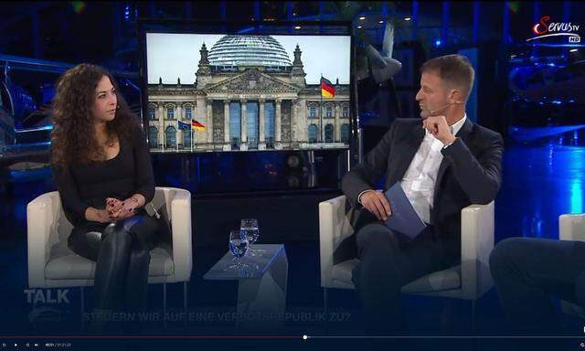 Im nächsten Jahr schon in Berlin? „Welt“-Redakteurin Anna Schneider und Servus-TV-Moderator Michael Fleischhacker im Gespräch. 