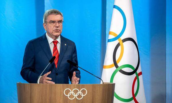 IOC-Präsident Thomas Bach kritisiert die Ukraine.