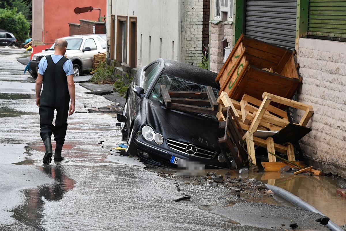 Unwetter in Nordrhein-Westfalen