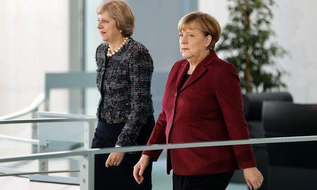 Merkel und May