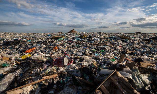 Die Müllberge im Moskauer Umland werden immer höher (im Bild: Deponie in Zarjowo). Eine Müllreform soll die Recyclingquote nun russlandweit anheben.