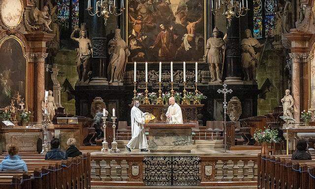 Der Stephansdom am Freitag, auf einem von der Erzdiözese veröffentlichten Bild. 