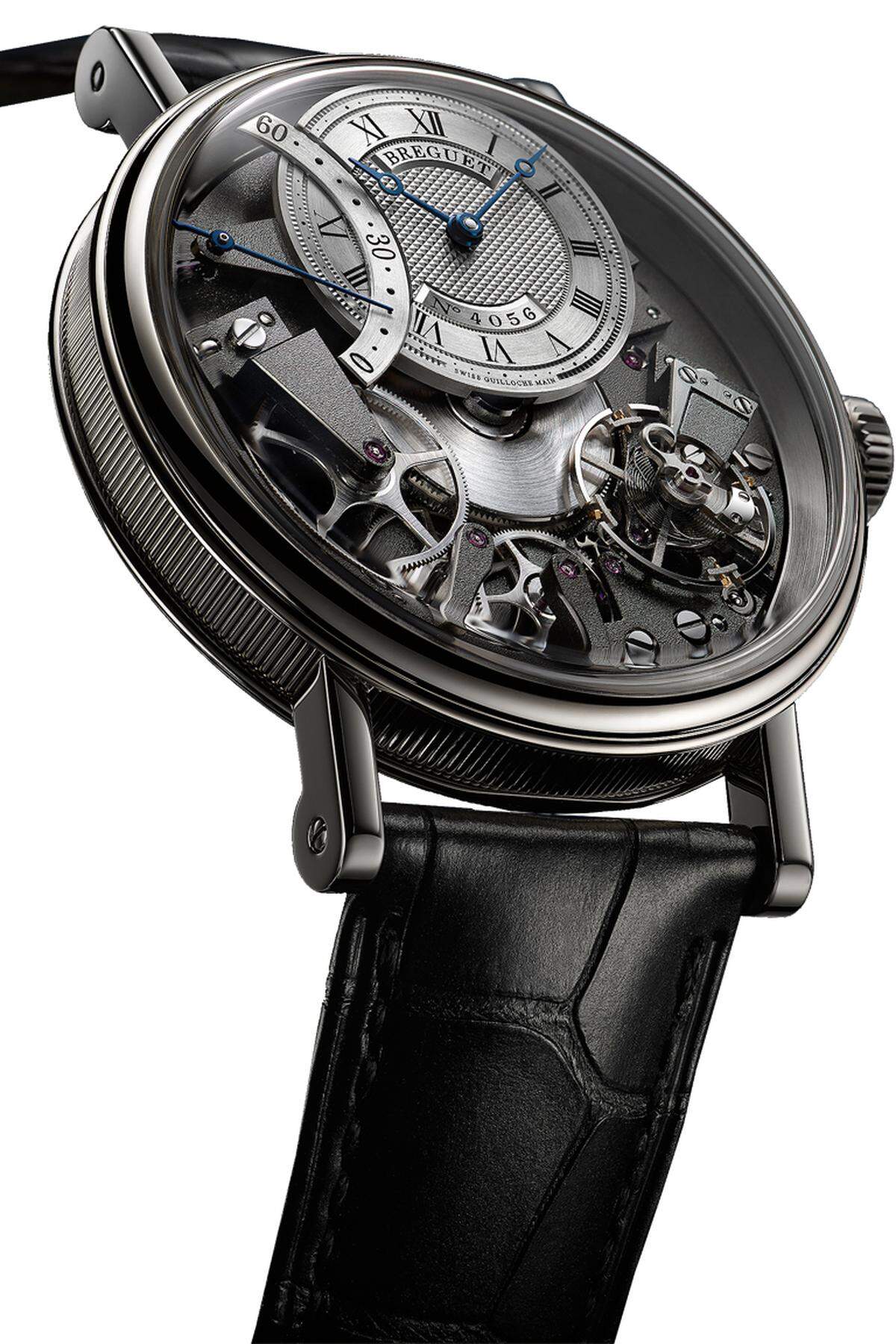 Eine Armbanduhr, gefertigt ganz im Sinn und Stil des Gründervaters Abraham-Louis Breguet. Das ist großes Kino fürs Hand-gelenk.