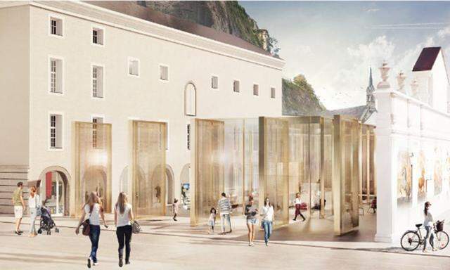 Das geplante „Festspielzimmer“ in Salzburg.