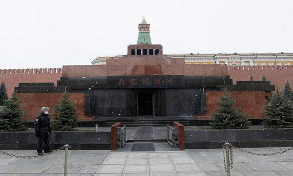 Mausoleum am Roten Platz in Moskau.