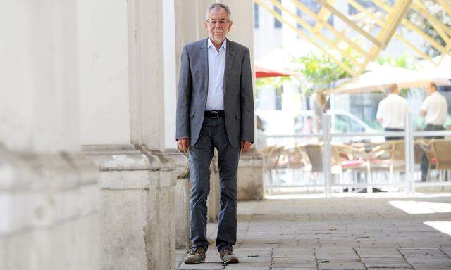 „Wer sagt, dass ich keine Wahlkämpfe mag?“: Alexander Van der Bellen.