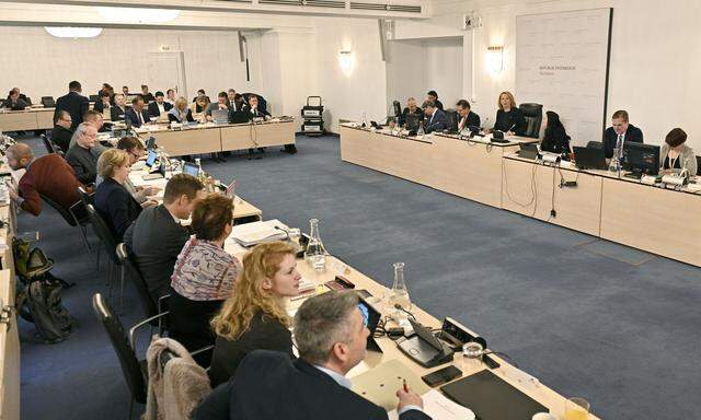 Sitzungssaal BVT-U-Ausschuss