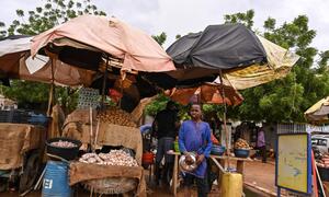 Ein Bild aus der nigrischen Hauptstadt, Niamey, vom 7. August 2023. Am meisten leidet die Zivilbevölkerung unter den Umwälzungen.