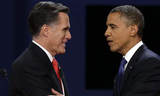 Obama Romney Diskussion endet