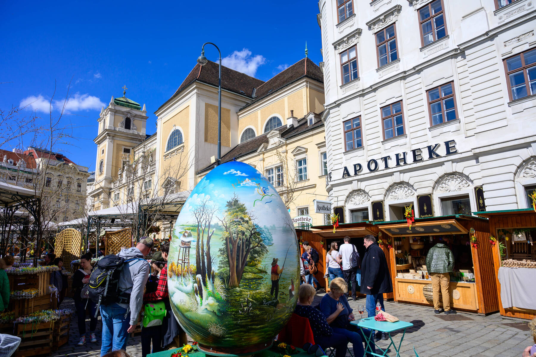 Europas größter Eierberg, ein Strohlabyrinth und sogar eine Champagnerbar: Die besten Ostermärkte in und um Wien  [premium]