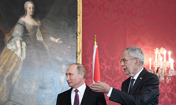 Vladimir Putin und Alexander van der Bellen. 