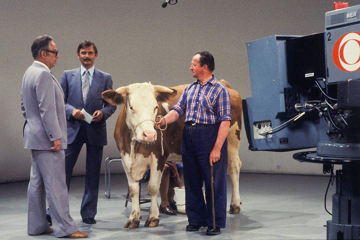 Die "Zeit im Bild 2" setzte durchaus auf Infotainment. Moderator Peter Pirker begrüßte etwa einmal eine Kuh im Studio.