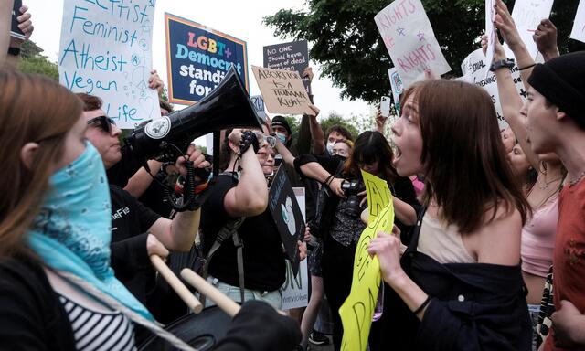 Proteste von Abtreibungsgegnern und -befürwortern in Texas