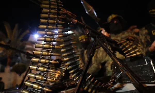 Palästinensische Kämpfer der Al-Quds-Brigaden