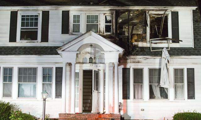 Eines der betroffenen Häuser in Boston.