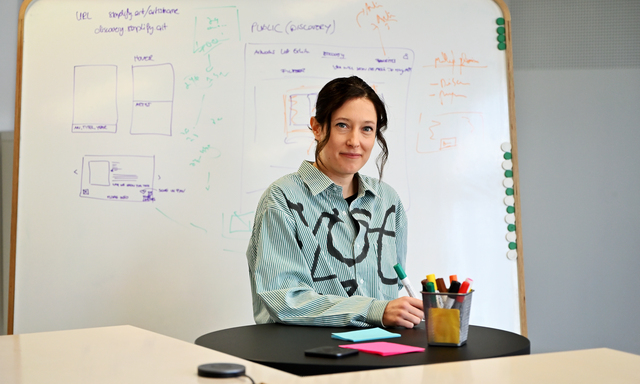 Galeristin und Gründerin Victoria Dejaco plant in Wien ihre App für die Kunstwelt. 