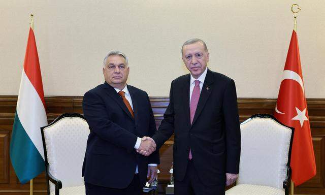 Der ungarische Premier Viktor Orbán udn der türkische Präsident Recep Tayyip Erdoğan halten engen und regelmäßigen Kontakt (im Bild ihr Treffen in Astana im November). 