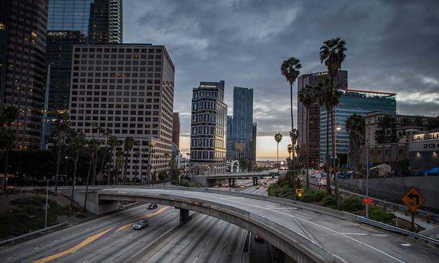 Ungewöhnlich leere Straßen in Los Angeles