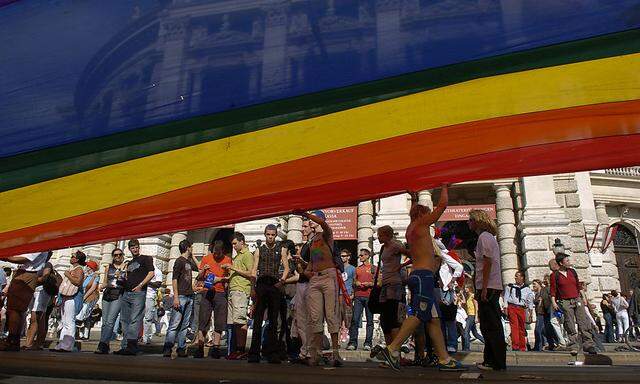 Archivbild: Die Wiener Regenbogenparade