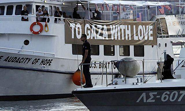 Griechenland stoppt Gaza-Hilfsflotte