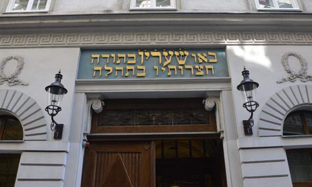 Jüdische Einrichtungen stehen unter strengem Schutz: Wie der Wiener Stadttempel, auch Sitz der Israelitischen Kultusgemeinde.